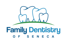 Family Dentistry of Seneca's logo shows a family of teeth because we provide dentistry for the whole family.
